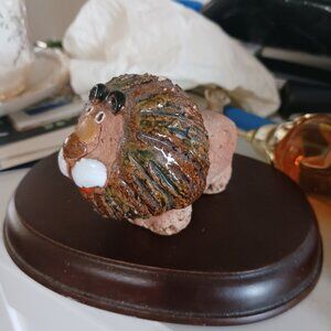 Lion Figurine. 1970 Enesco